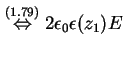 % latex2html id marker 3956
$\displaystyle \overset{(\ref{FeldNeumannRand})}{\Leftrightarrow} 2 \epsilon_0 \epsilon(z_1) E$