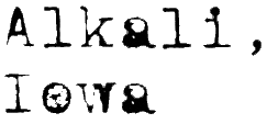 Alkali, Iowa