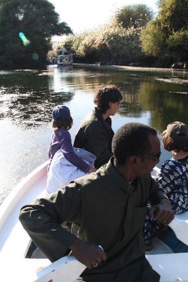 Erster Ausflug mit Gästen und Ruderboot
