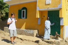 At Mustafa's new house - Nubian Village - Aswan
