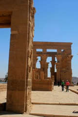 Courtyard of Philae Temple - Aswan