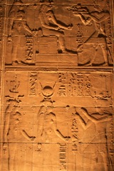 Heiroglyphics in Philae Temple - Aswan