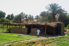 An African farmer's house - Westbank, Aswan