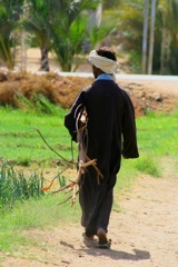 Local farmer - Westbank Nubian Village, Aswan