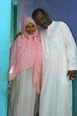 Samee and his lovely wife - Nubian Village, Aswan