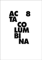 Acta columbina 8