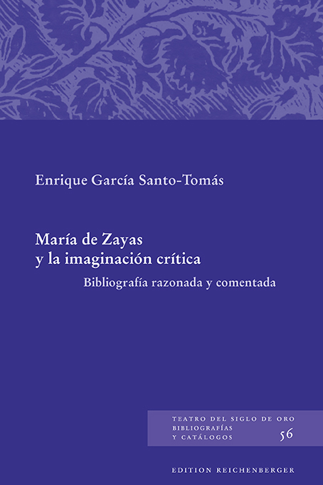 Enrique García Santo-Tomás: «María de Zayas y la imaginación crítica»