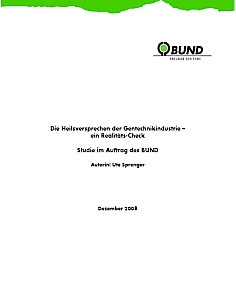 Titel: BUN-Studie Heilsversprechen 2008