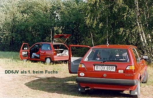 DD6JV als erster beim Fuchs DL7RR