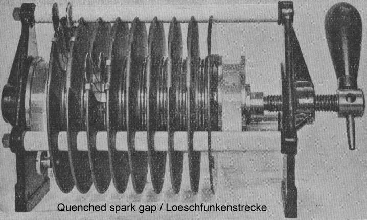 Quenched spark gap