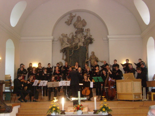 Foto in der Schlo&szlig;kirche Berlin-Buch
