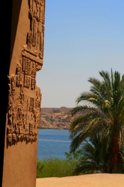 The Nile from Philae Temple - Aswan