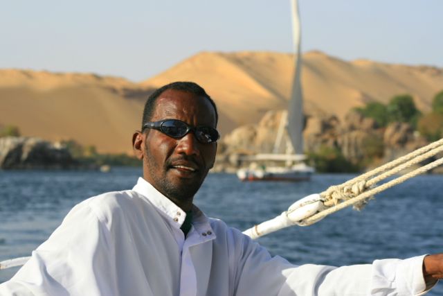 Mustafa on the Nile - Aswan