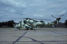 Mi-24D, Werksnummer 110162, Indienst 15.06.1981, im HG-54), Bundeswehr-Kennung: 96+27, ab April 1991 in der HFS-80, 1995 nach Ungarn in die "MHRC "Magyar Legiero", Flugplatz Szentkialyszabadja
